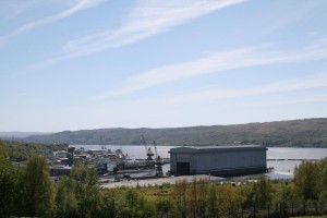 Faslane - Vanguard Class in Dock